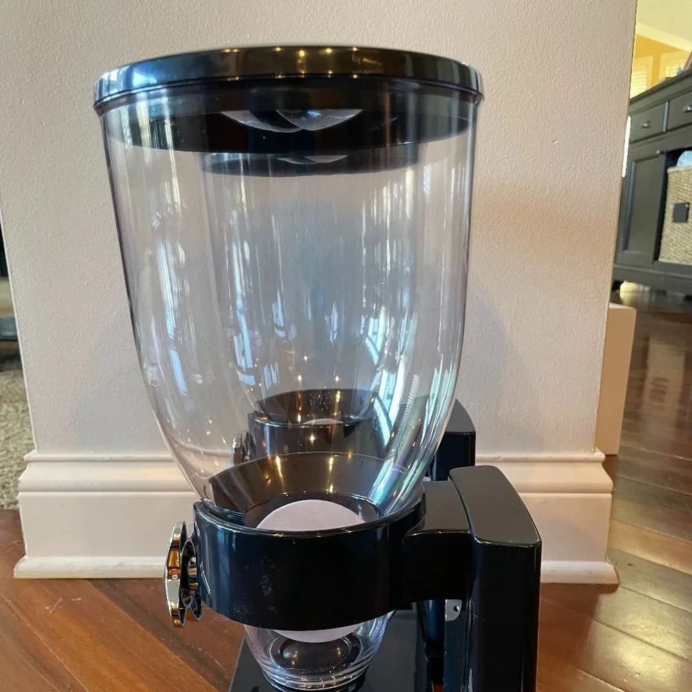 Honey Can Do Double Cereal Dispenser Portion Control Black / Chrome